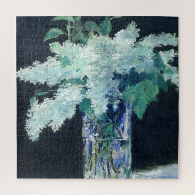 Puzzle Still Life Lilac Bouquet par Manet Impressionniste (Vertical)