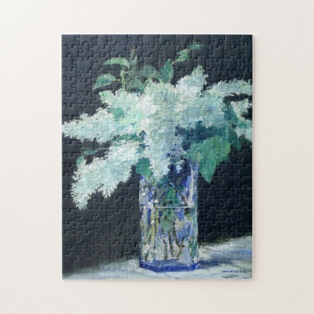 Puzzle Still Life Lilac Bouquet par Manet Impressionniste (Vertical)