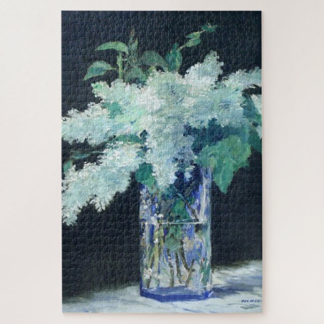 Puzzle Still Life Lilac Bouquet par Manet Impressionniste (Vertical)