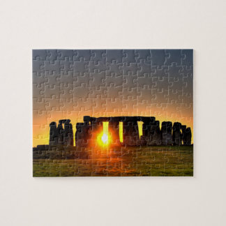 Puzzle Stonehenge à l'aube de milieu de l'été
