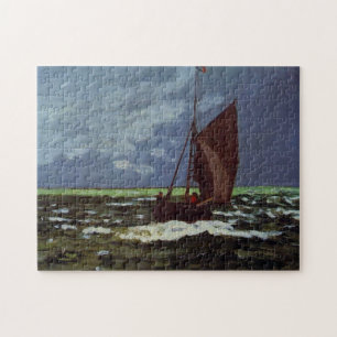 Puzzle Stormy Seascape Monet Art