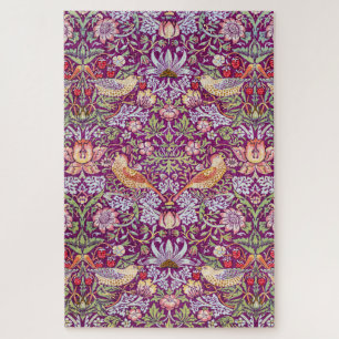 Puzzle Strawberry Thief Red, William Morris