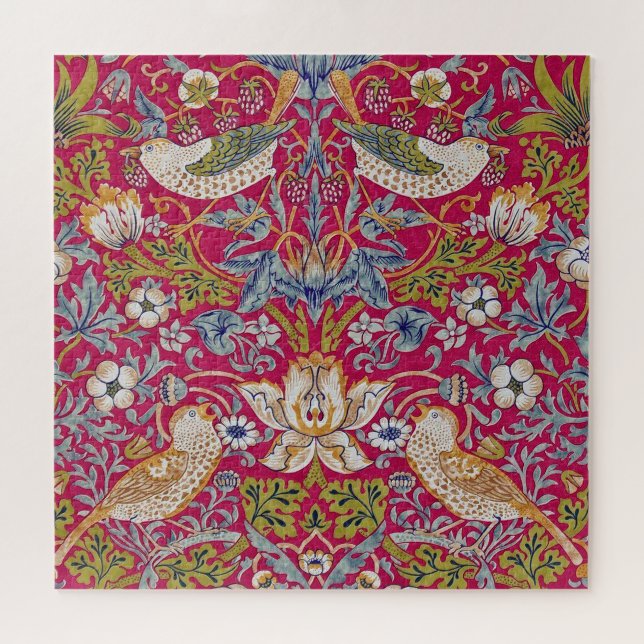 Puzzle Strawberry Thief, William Morris (Horizontal)