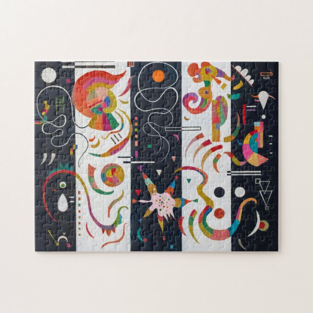 Puzzle Stripes, Wassily Kandinsky (Horizontal)