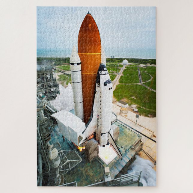 Puzzle STS-135 Space Shuttle Atlantis Launch (Vertical)