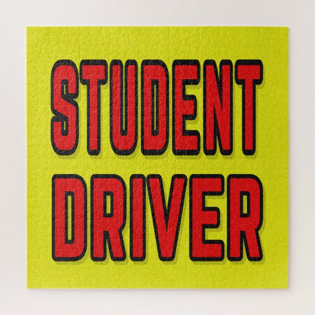Puzzle Student Driver (Vertical)