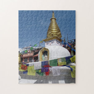 Puzzle Stupa bouddhiste Kathmandu Népal Voyage spirituel