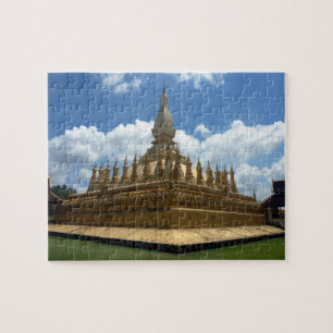 Puzzle stupa doré laos