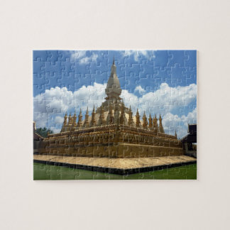 Puzzle stupa doré laos