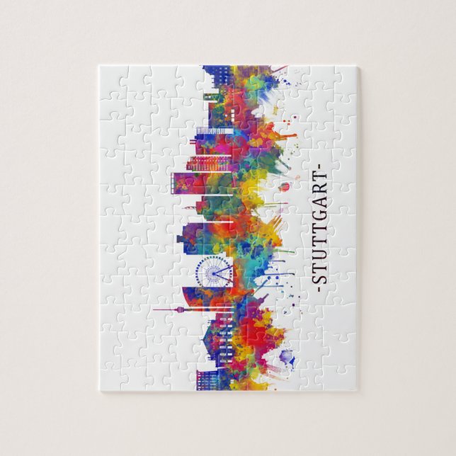 Puzzle Stuttgart Germany (Vertical)