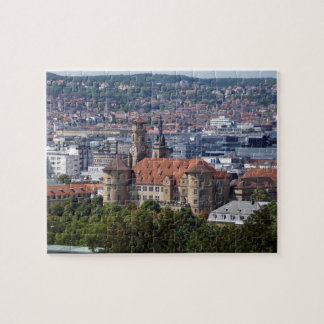 Puzzle Stuttgart Stadtansicht - Altes Schloss Postkarte