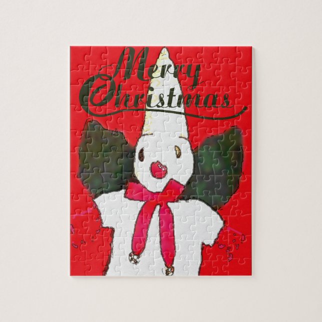 Puzzle Style de Noël vintage (Vertical)