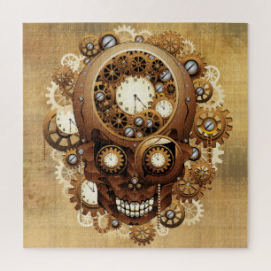 Puzzle Style gothique crâne vapeur