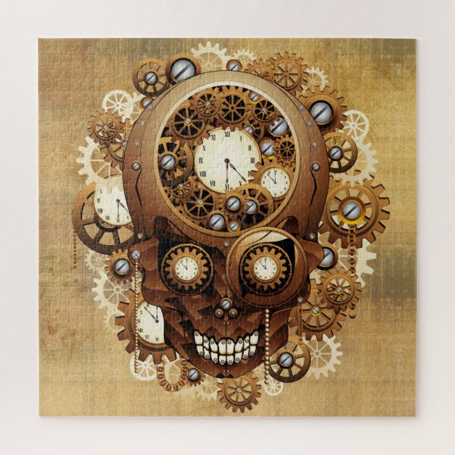 Puzzle Style gothique crâne vapeur (Vertical)