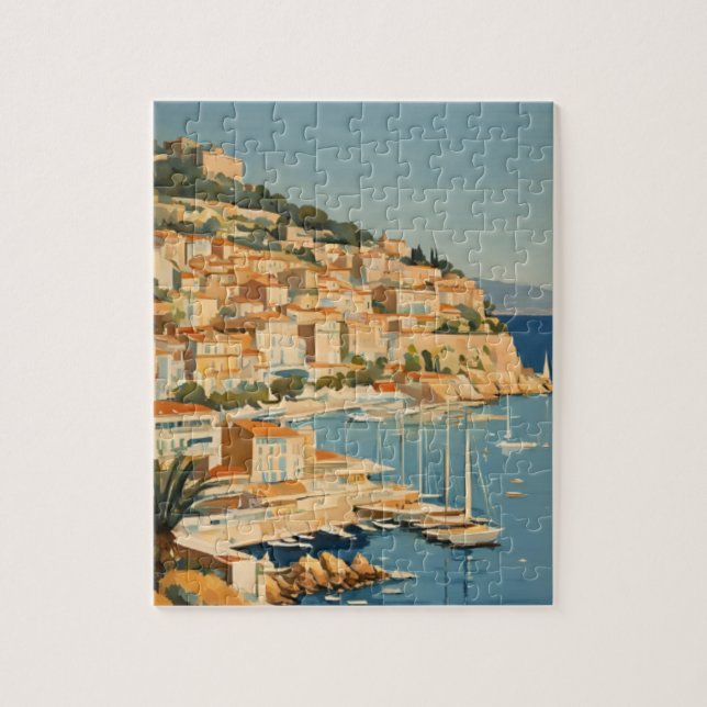 Puzzle Style vintage Côte d'Azur (Vertical)