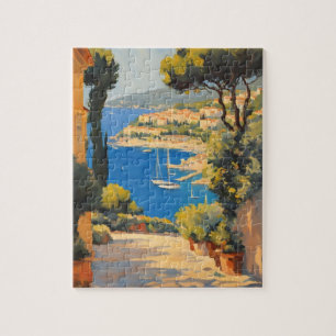 Puzzle Style vintage Côte d'Azur