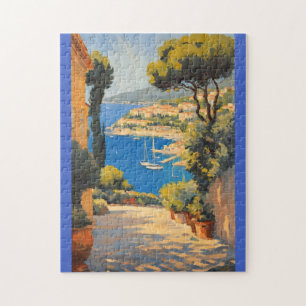 Puzzle Style vintage Côte d'Azur