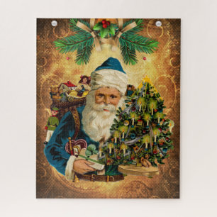 Puzzle Style vintage St Nicolas (Père Noël) Noël