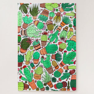 Puzzle Succulent Cactus Pots Plante Vert Cactus Jardin