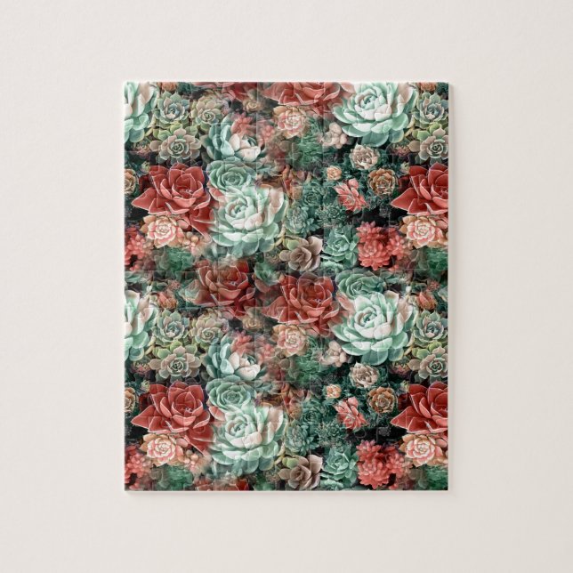 Puzzle Succulents succulents (Vertical)