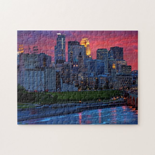 Puzzle Sucrerie d'oeil de Minneapolis (Horizontal)