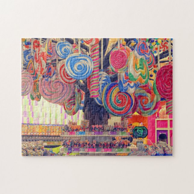 Puzzle Sucres Lollipop Tree Boutique de bonbons (Horizontal)