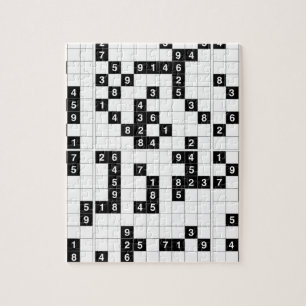 Puzzle sudoku noir blanc