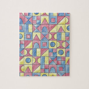 Puzzle Sudoku One-Modern minimaliste Bauhaus Art géométri