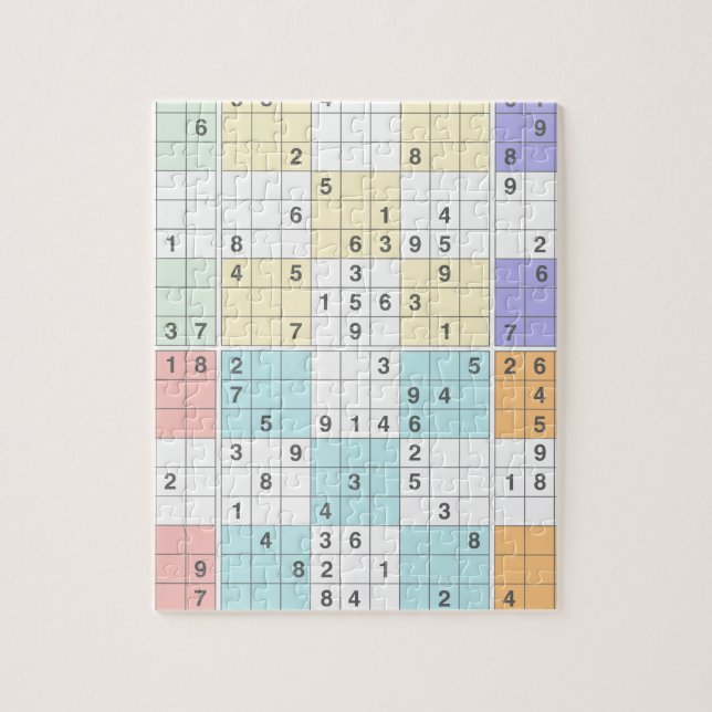 Puzzle sudoku pastel (Vertical)