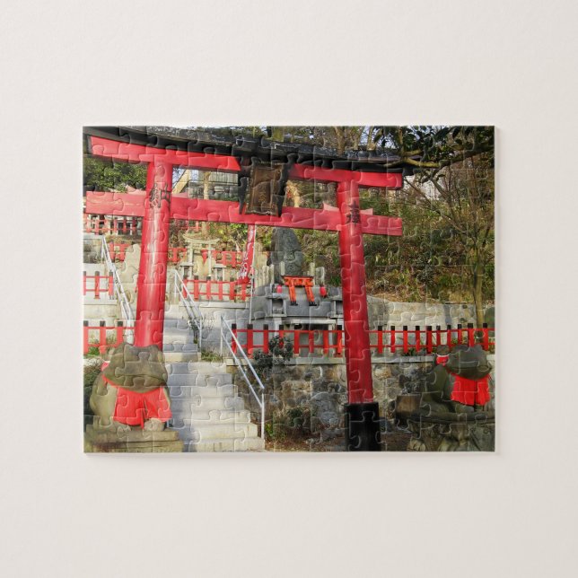Puzzle Suehiro Ogami Sanctuaire (Fortune Frog Shrine) (Horizontal)