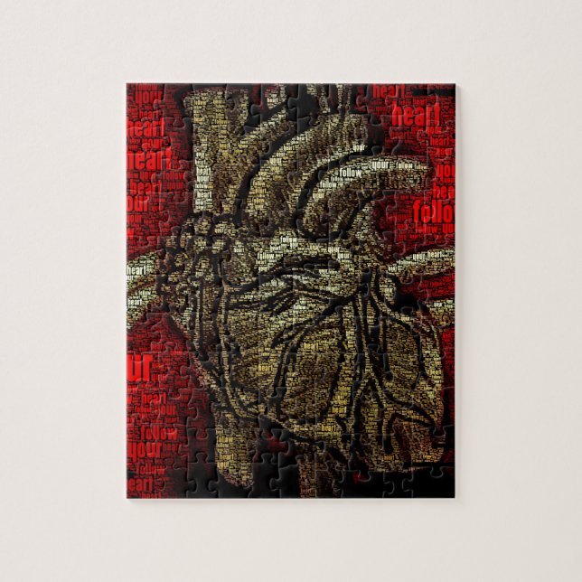 Puzzle Suivez votre coeur (Vertical)