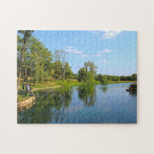 Puzzle Summer Lake Illinois.