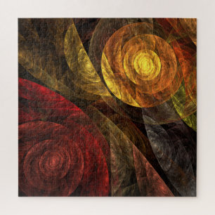 Puzzle Sun Flower Floral Moderne Art Motif Abstrait