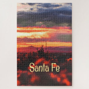 Puzzle Sun Set Père Noël Fe New Mexico