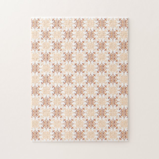Puzzle SUN traditionnel letton motif géométrique VII (Vertical)