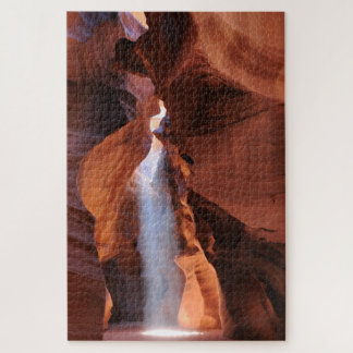 Puzzle Sunbeam in in the Upper Antelope Canyon en Arizona
