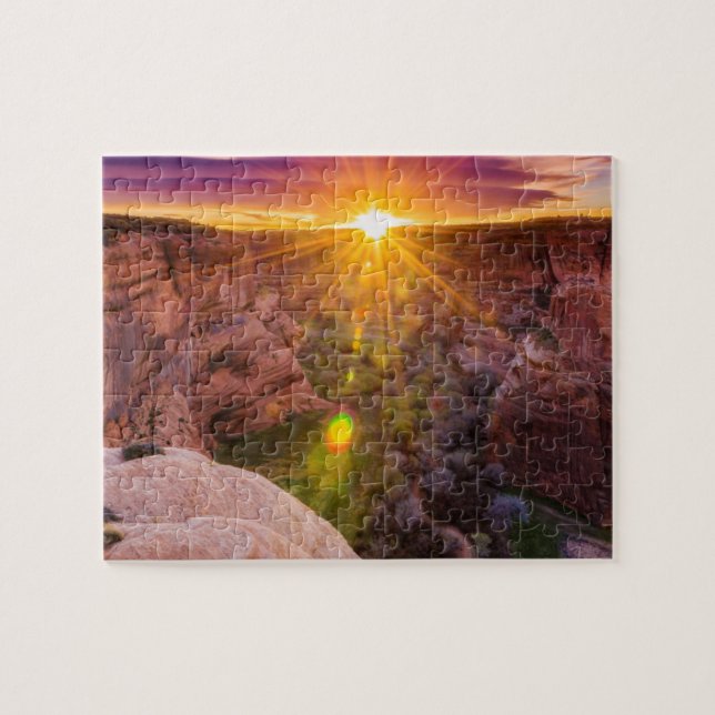 Puzzle Sunburst au Canyon de Chelly, AZ (Horizontal)