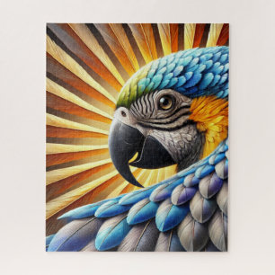 Puzzle Sunburst Parrot Radiant