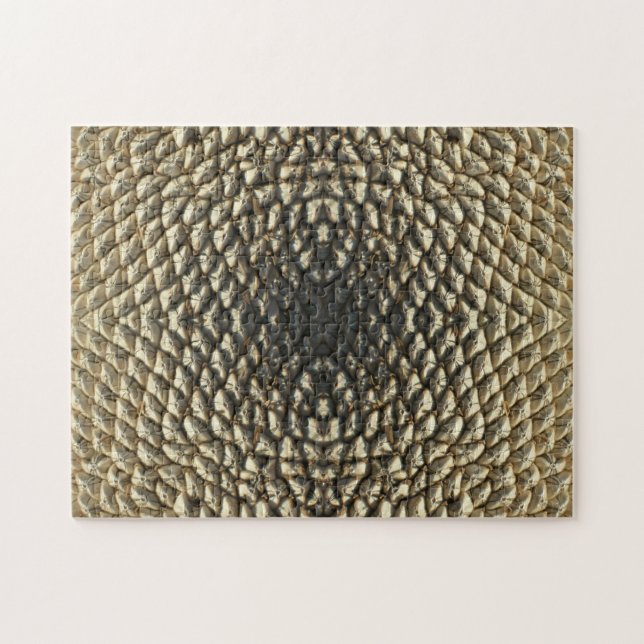 Puzzle - Sunflower Seed Pattern (Horizontal)