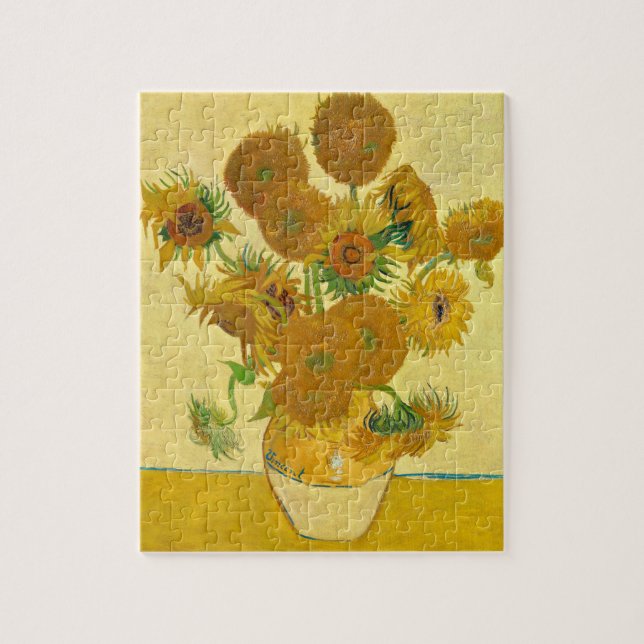 Puzzle Sunflowers par Vincent Van Gogh (Vertical)