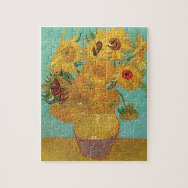 Puzzle Sunflowers par Vincent Van Gogh (Vertical)