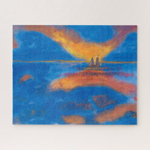 Puzzle Sunrise at Sea   Emil Nolde  