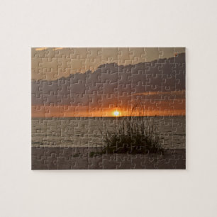 Puzzle Sunset de Gulf Coast Beach - 8x10 - 110 pc