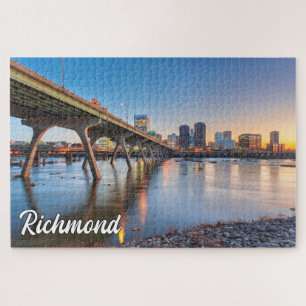 Puzzle Sunset Over Richmond, Virginie, États-Unis
