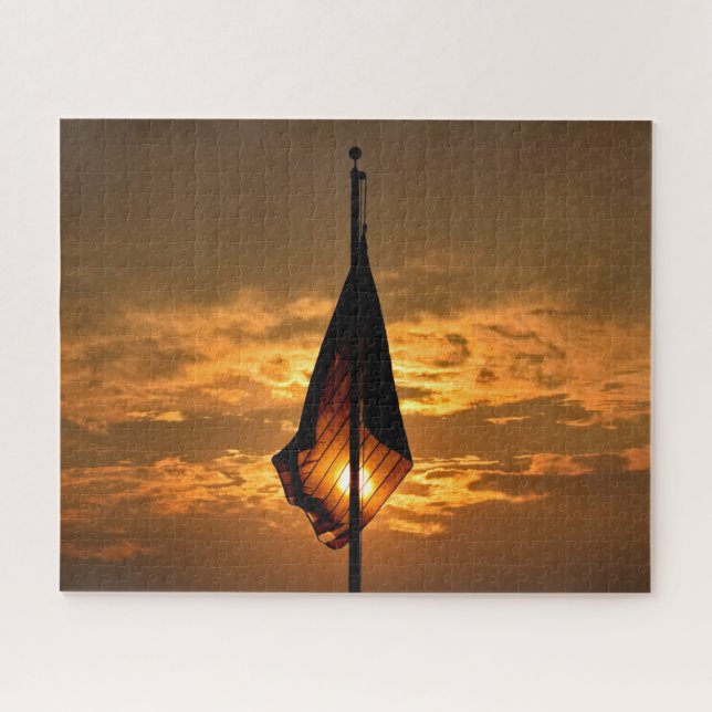 Puzzle Sunset Sky Ablaze - 16x20 - 520 pcs. (Horizontal)