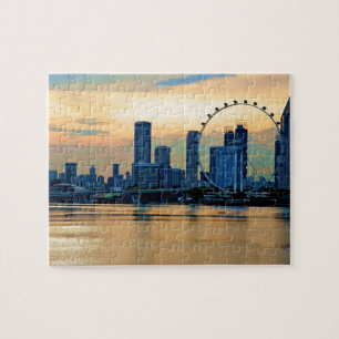 Puzzle Sunset Skyline de Singapour