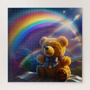 Puzzle Sunshine Rainbow Teddy Bear Wonderland