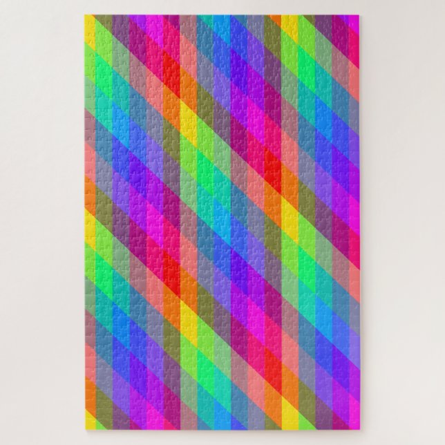 Puzzle Super dur rainbow color prisms (Vertical)