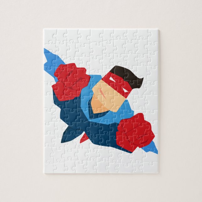 Puzzle Super héros dans l'action (Vertical)