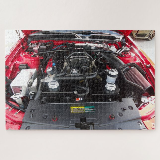 puzzle super-moteur de voiture (Horizontal)